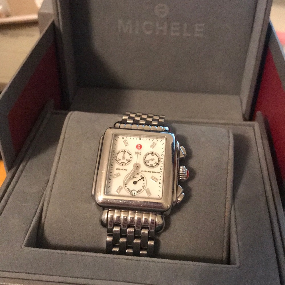 Michele Watch Deco Diamond watch